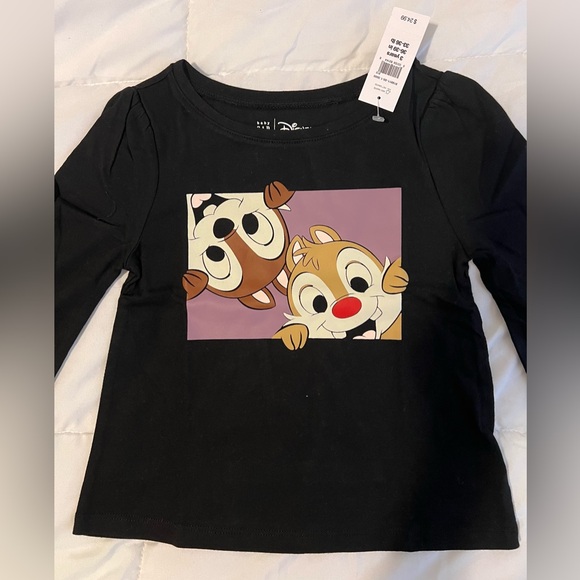 BabyGap Disney Chip ‘n Dale Graphic T-Shirt RRP $24.99 - Picture 2 of 3